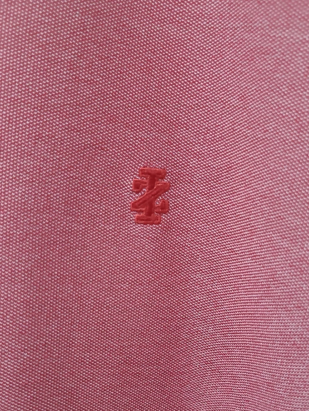 Men's Muted Red Izod Polo - Picture 3 of 6